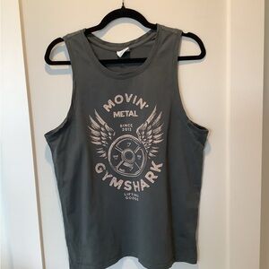 Gymshark Charcoal Tank tops